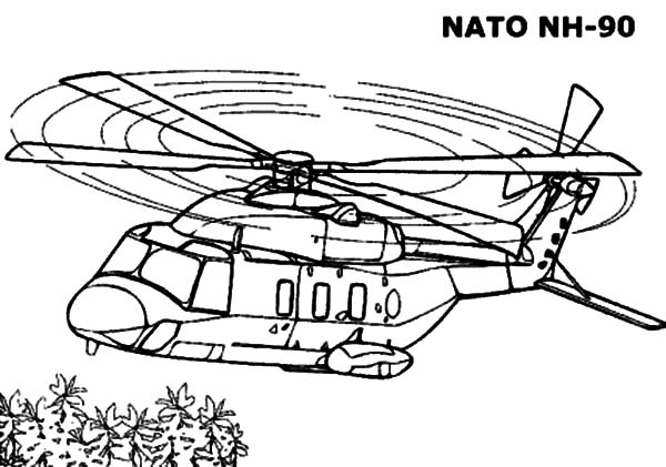 Раскраска: вертолет (транспорт) #136225 - Бесплатные раскраски для печати