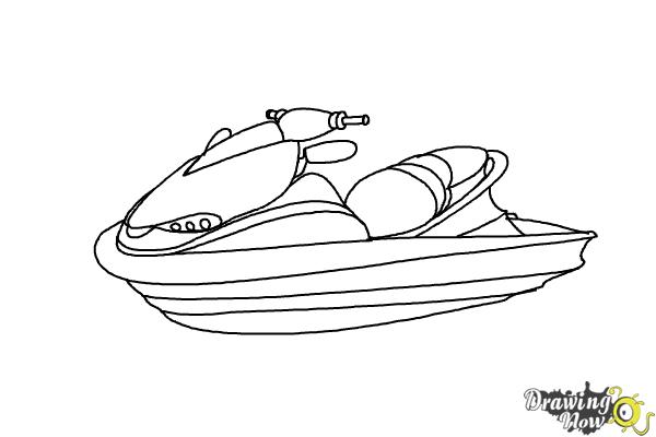 Раскраска: Водный транспорт / Seadoo (транспорт) #139941 - Бесплатные раскраски для печати