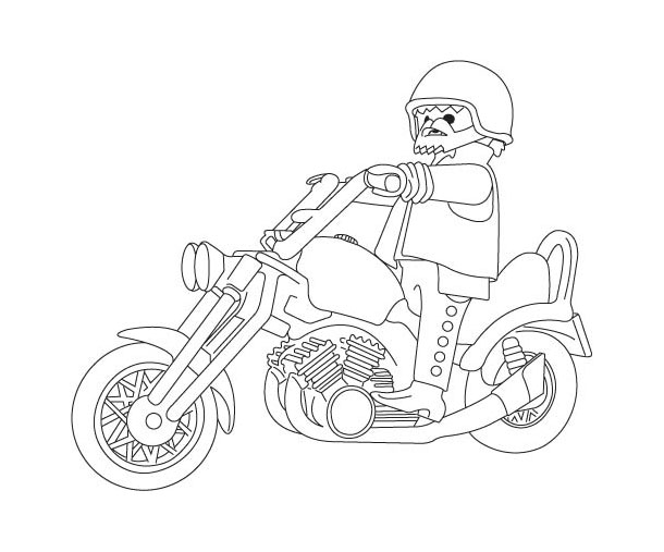 Раскраска: мотоцикл (транспорт) #136299 - Бесплатные раскраски для печати