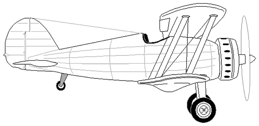 Раскраска: самолет (транспорт) #135008 - Бесплатные раскраски для печати