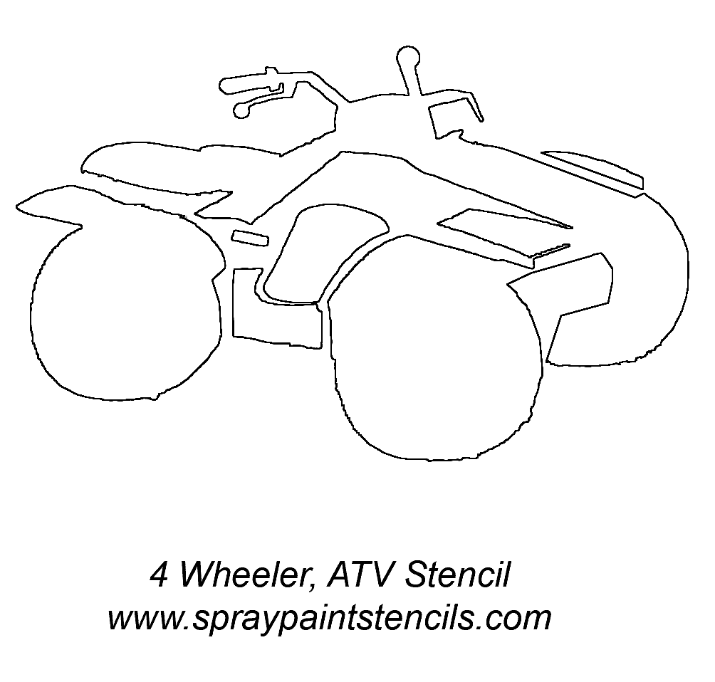 Раскраска: ATV / ATV (транспорт) #143477 - Бесплатные раскраски для печати