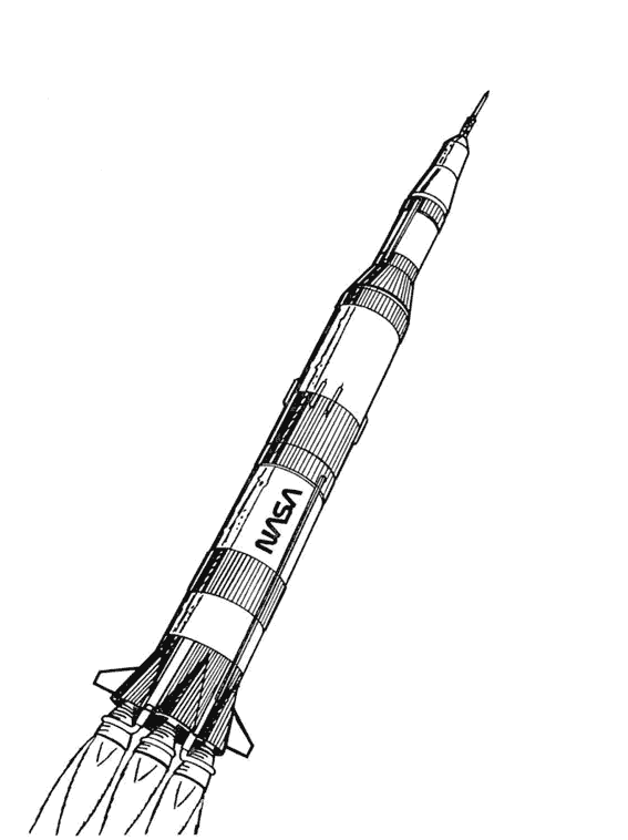 Раскраска: ракета (транспорт) #140080 - Бесплатные раскраски для печати
