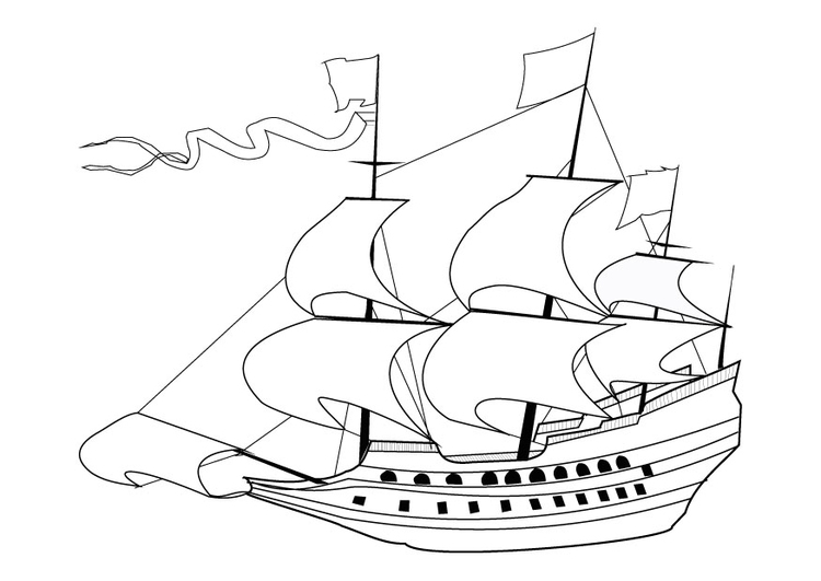 Раскраска: яхта (транспорт) #143565 - Бесплатные раскраски для печати