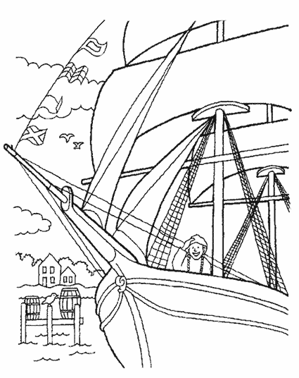 Раскраска: яхта (транспорт) #143582 - Бесплатные раскраски для печати