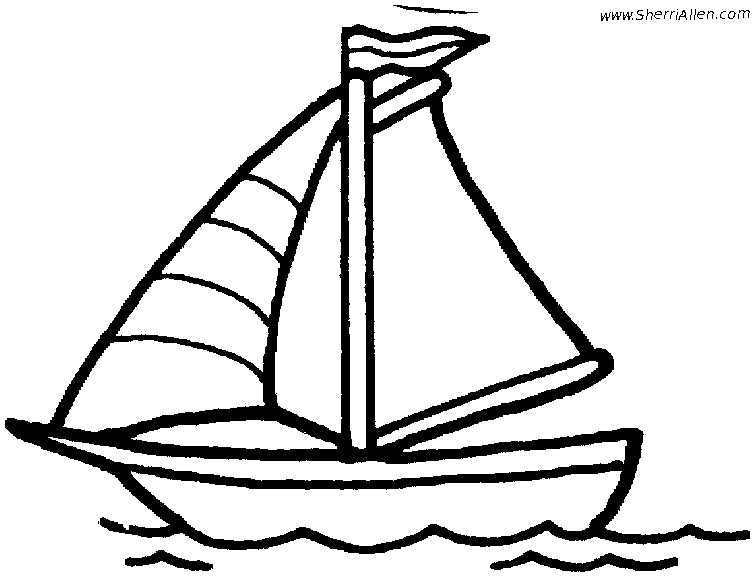 Раскраска: яхта (транспорт) #143641 - Бесплатные раскраски для печати