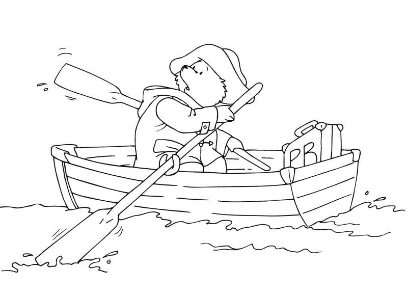 Раскраска: Каноэ / Лодка (транспорт) #142319 - Бесплатные раскраски для печати
