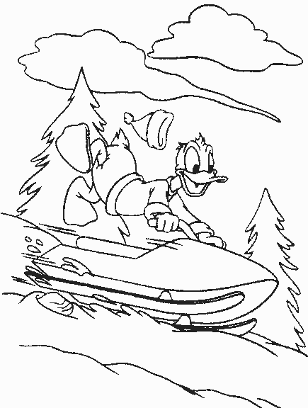 Раскраска: Снегоход / Skidoo (транспорт) #139812 - Бесплатные раскраски для печати
