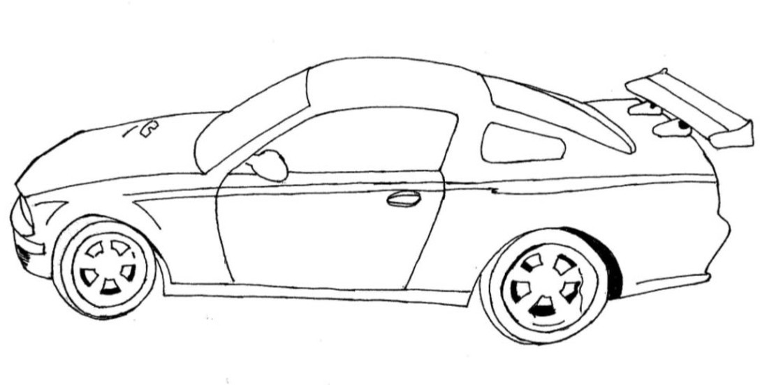 Раскраска: Спортивный автомобиль / тюнинг (транспорт) #146941 - Бесплатные раскраски для печати