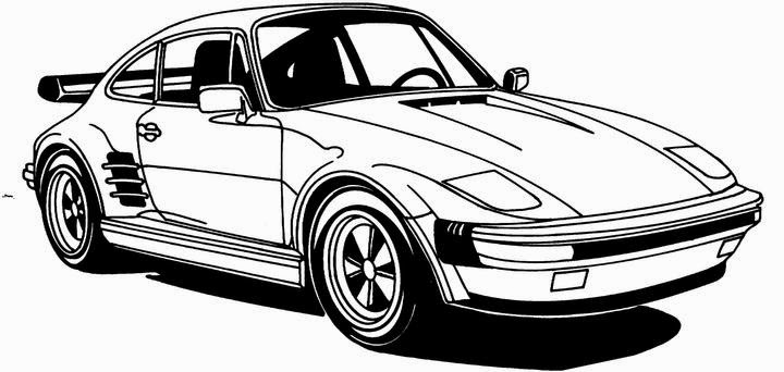 Раскраска: Спортивный автомобиль / тюнинг (транспорт) #147007 - Бесплатные раскраски для печати