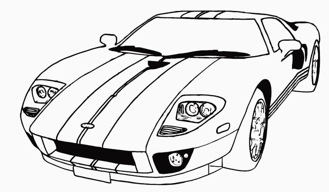Раскраска: Спортивный автомобиль / тюнинг (транспорт) #147044 - Бесплатные раскраски для печати