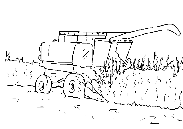 Раскраска: трактор (транспорт) #141947 - Бесплатные раскраски для печати