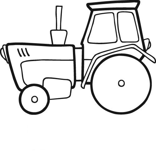 Раскраска: трактор (транспорт) #142000 - Бесплатные раскраски для печати