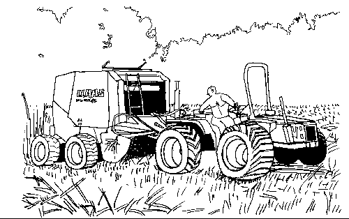 Раскраска: трактор (транспорт) #142024 - Бесплатные раскраски для печати