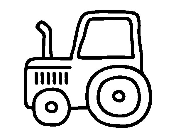 Раскраска: трактор (транспорт) #142041 - Бесплатные раскраски для печати