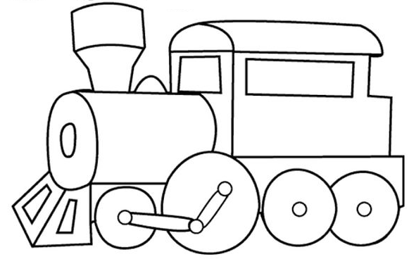 Раскраска: Поезд / Локомотив (транспорт) #135046 - Бесплатные раскраски для печати