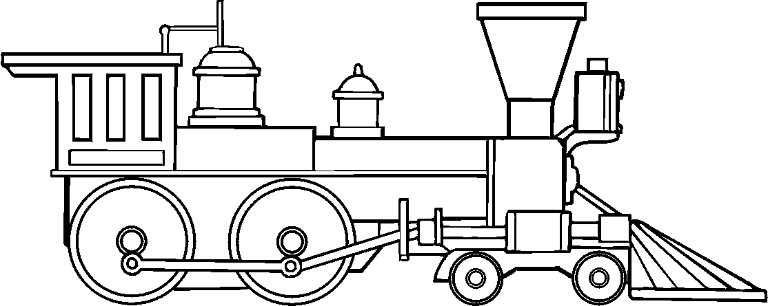 Раскраска: Поезд / Локомотив (транспорт) #135048 - Бесплатные раскраски для печати
