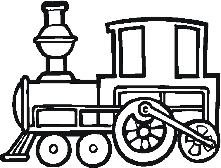Раскраска: Поезд / Локомотив (транспорт) #135188 - Бесплатные раскраски для печати