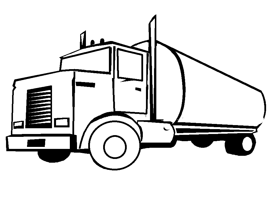 Раскраска: грузовик (транспорт) #135536 - Бесплатные раскраски для печати