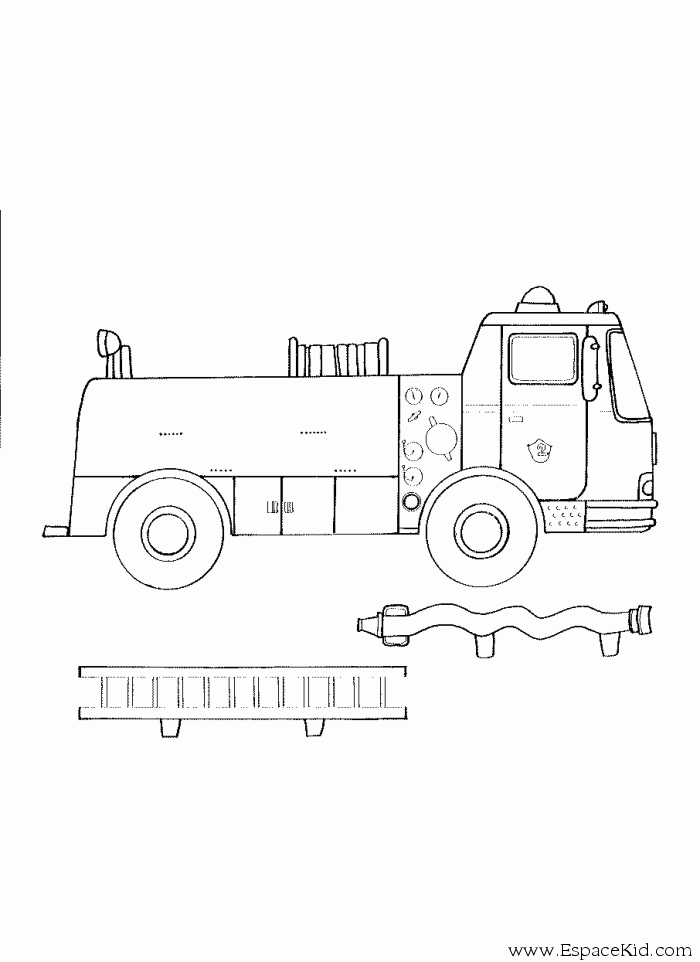 Раскраска: грузовик (транспорт) #135637 - Бесплатные раскраски для печати