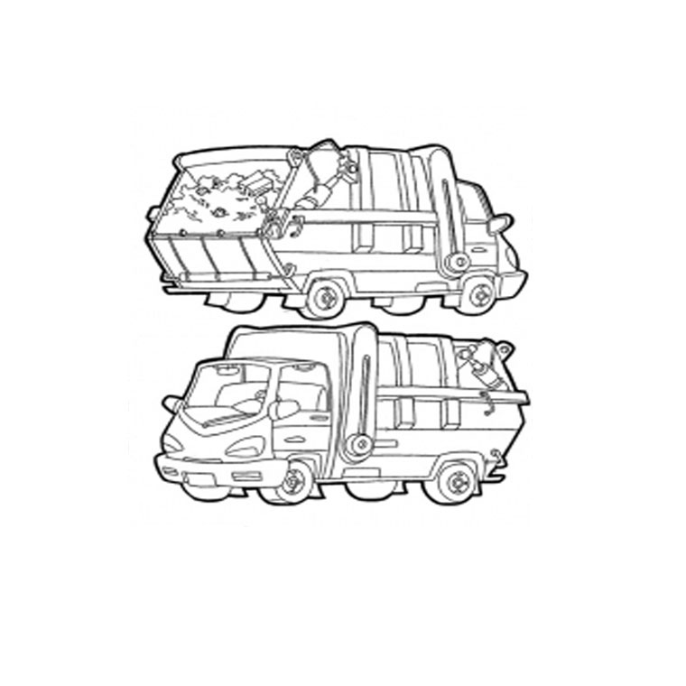 Раскраска: грузовик (транспорт) #135646 - Бесплатные раскраски для печати