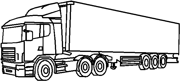 Раскраска: грузовик (транспорт) #135652 - Бесплатные раскраски для печати