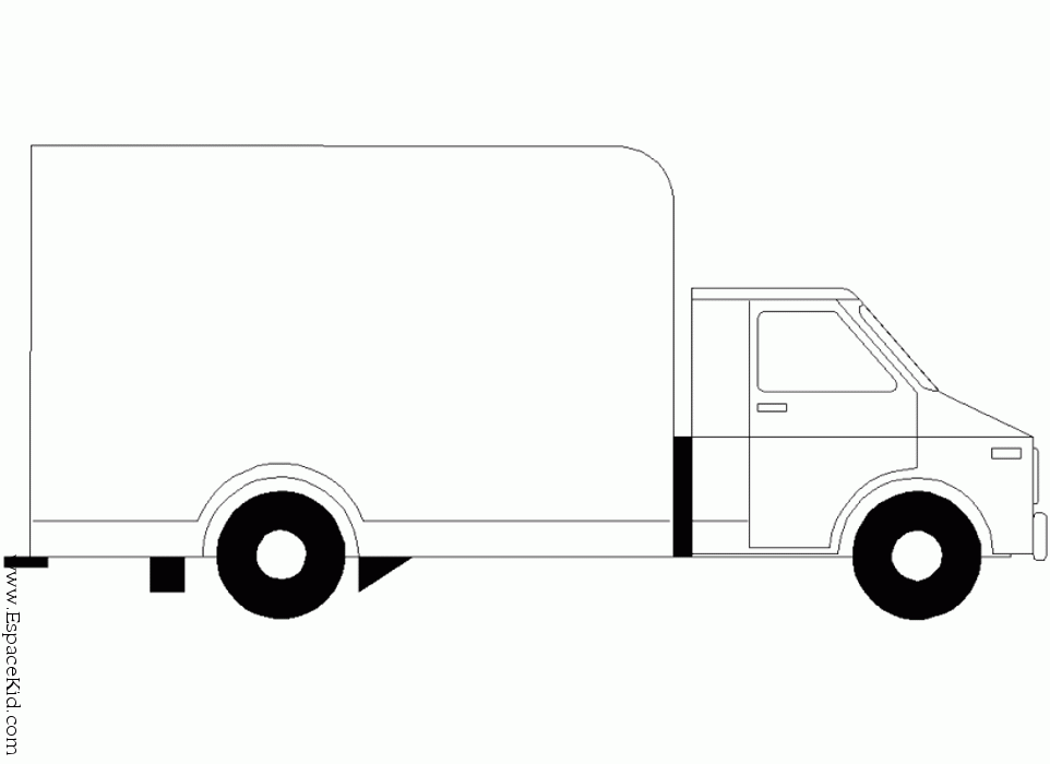 Раскраска: грузовик (транспорт) #135671 - Бесплатные раскраски для печати