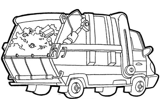 Раскраска: грузовик (транспорт) #135732 - Бесплатные раскраски для печати