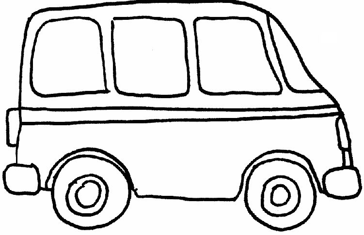 Раскраска: фургон (транспорт) #145100 - Бесплатные раскраски для печати