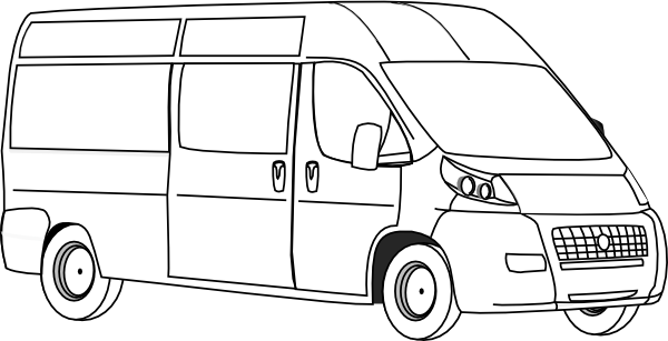 Раскраска: фургон (транспорт) #145245 - Бесплатные раскраски для печати