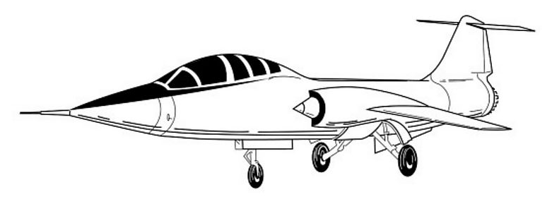 Раскраска: Военный самолет (транспорт) #141074 - Бесплатные раскраски для печати