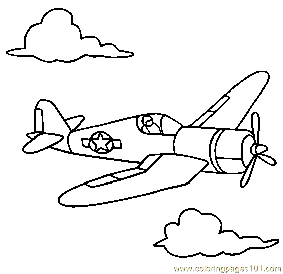 Раскраска: Военный самолет (транспорт) #141075 - Бесплатные раскраски для печати