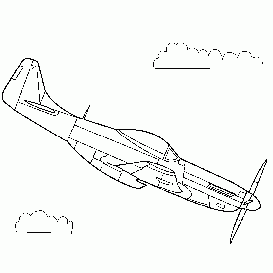 Раскраска: Военный самолет (транспорт) #141127 - Бесплатные раскраски для печати