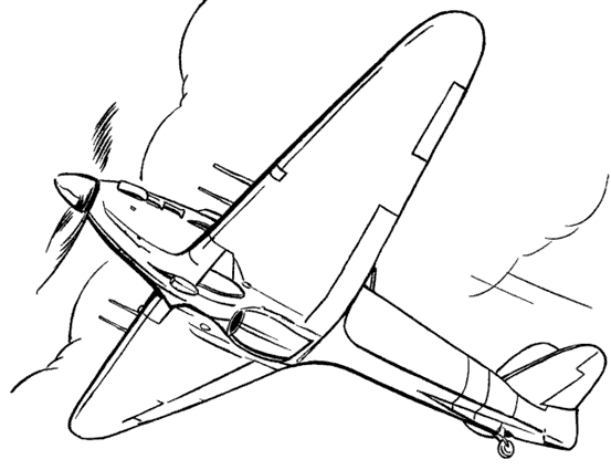 Раскраска: Военный самолет (транспорт) #141211 - Бесплатные раскраски для печати
