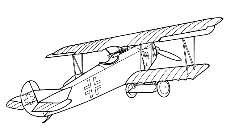 Раскраска: Военный самолет (транспорт) #141235 - Бесплатные раскраски для печати
