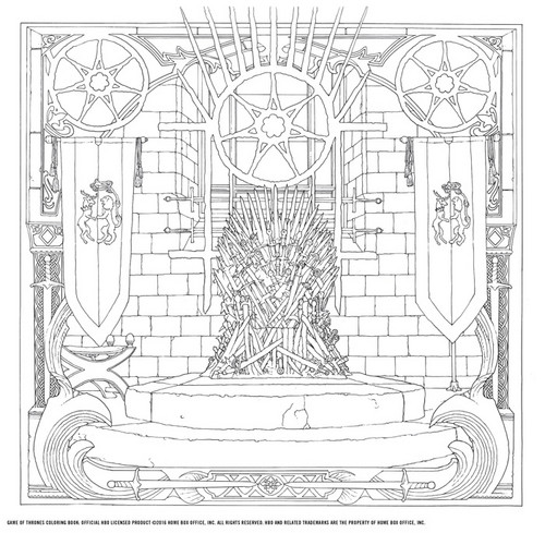 Раскраска: Игра престолов (Телешоу) #151477 - Бесплатные раскраски для печати