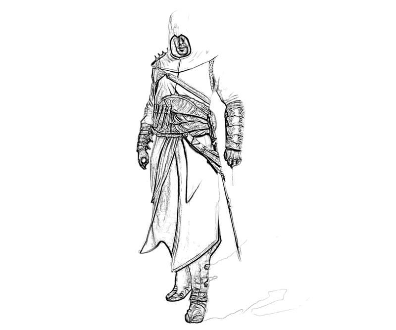 Раскраска: Assassin's Creed (Видео игры) #111937 - Бесплатные раскраски для печати