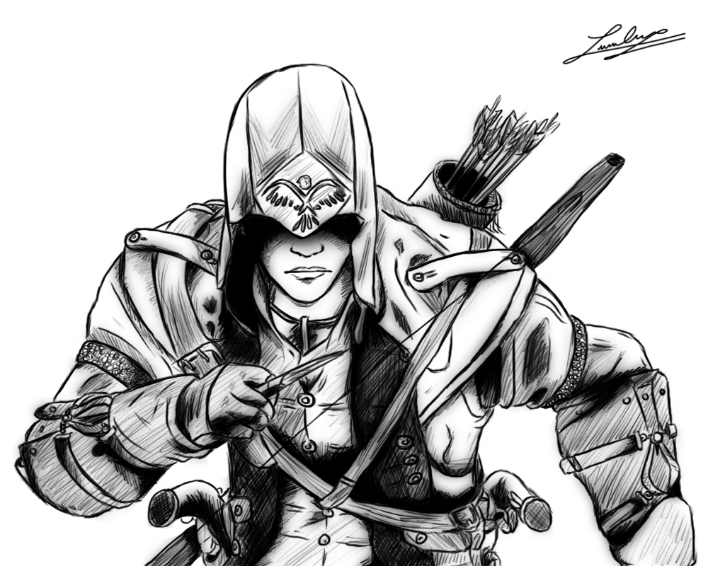 Раскраска: Assassin's Creed (Видео игры) #112001 - Бесплатные раскраски для печати