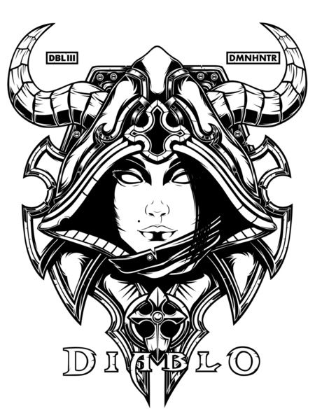 Раскраска: Diablo (Видео игры) #121684 - Бесплатные раскраски для печати