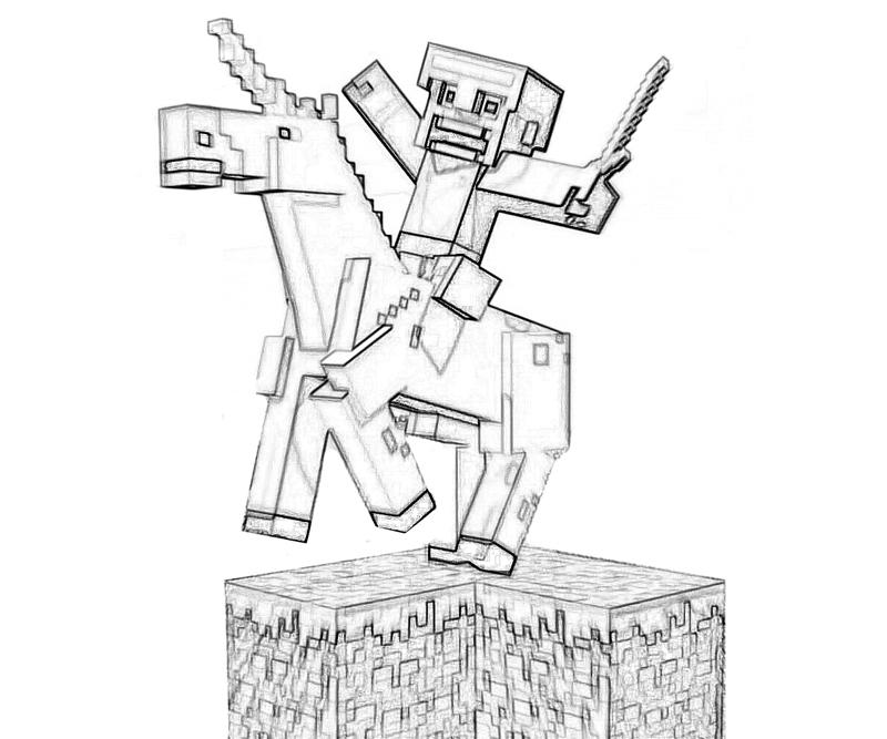 Раскраска: Minecraft (Видео игры) #113773 - Бесплатные раскраски для печати