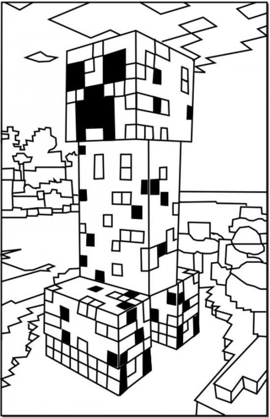 Раскраска: Minecraft (Видео игры) #113783 - Бесплатные раскраски для печати