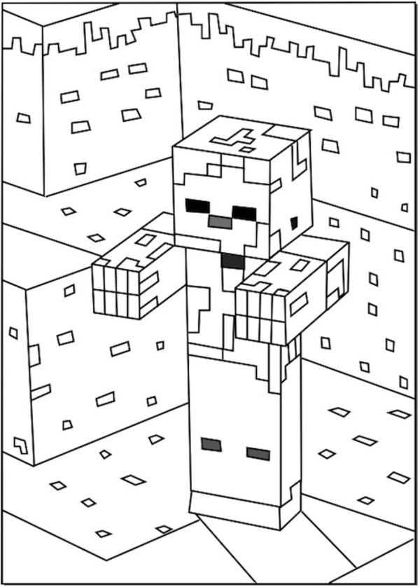 Раскраска: Minecraft (Видео игры) #113786 - Бесплатные раскраски для печати
