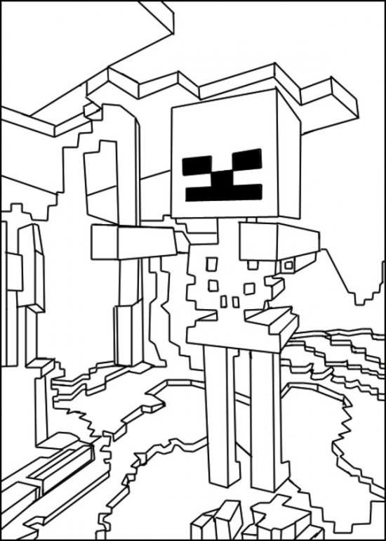 Раскраска: Minecraft (Видео игры) #113792 - Бесплатные раскраски для печати