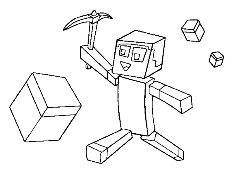 Раскраска: Minecraft (Видео игры) #113801 - Бесплатные раскраски для печати