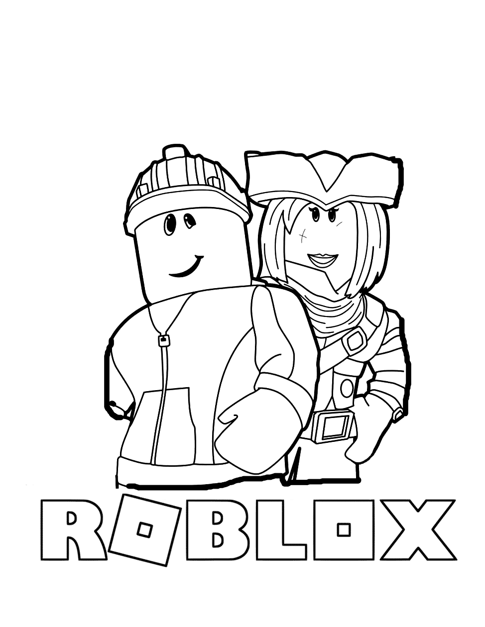 Раскраска: Roblox (Видео игры) #170273 - Бесплатные раскраски для печати
