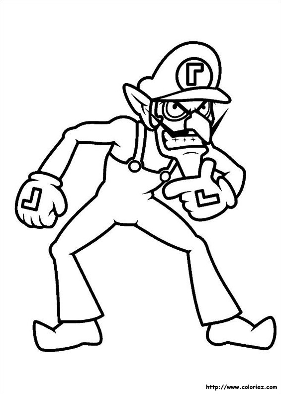 Раскраска: Super Mario Bros (Видео игры) #153577 - Бесплатные раскраски для печати
