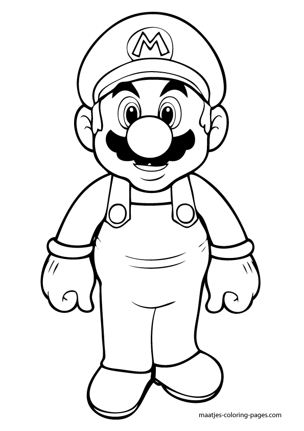 Раскраска: Super Mario Bros (Видео игры) #153629 - Бесплатные раскраски для печати