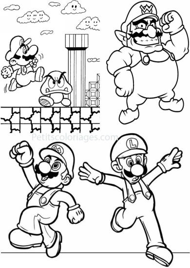 Раскраска: Super Mario Bros (Видео игры) #153654 - Бесплатные раскраски для печати