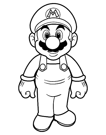 Раскраска: Super Mario Bros (Видео игры) #153655 - Бесплатные раскраски для печати
