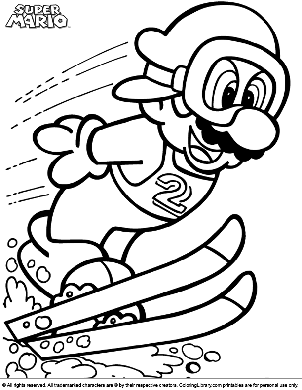 Раскраска: Super Mario Bros (Видео игры) #153681 - Бесплатные раскраски для печати