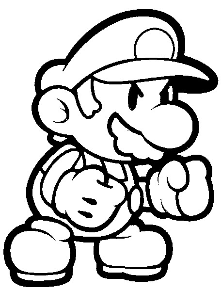 Раскраска: Super Mario Bros (Видео игры) #153699 - Бесплатные раскраски для печати